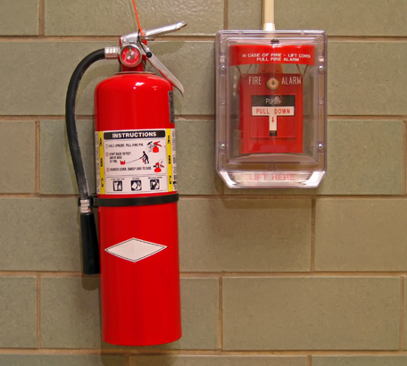 Fire Alarm System and Extinguisher